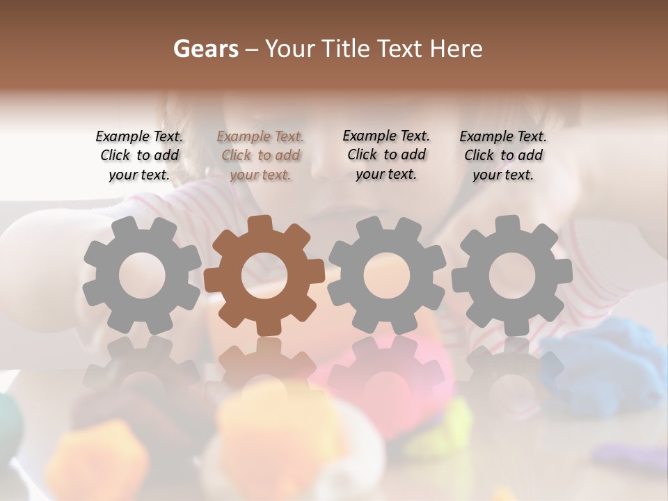 Preschooler Putty Clay PowerPoint Template