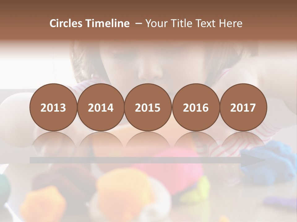 Preschooler Putty Clay PowerPoint Template