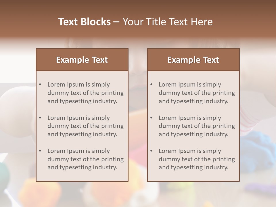 Preschooler Putty Clay PowerPoint Template