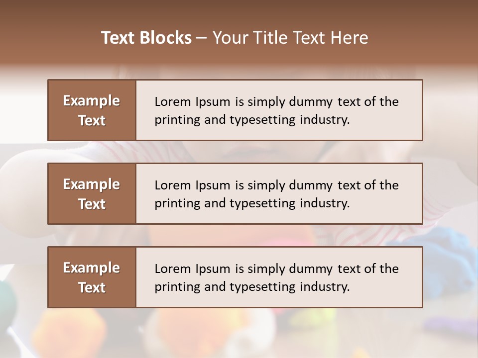 Preschooler Putty Clay PowerPoint Template