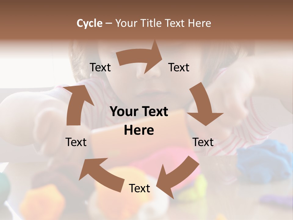 Preschooler Putty Clay PowerPoint Template