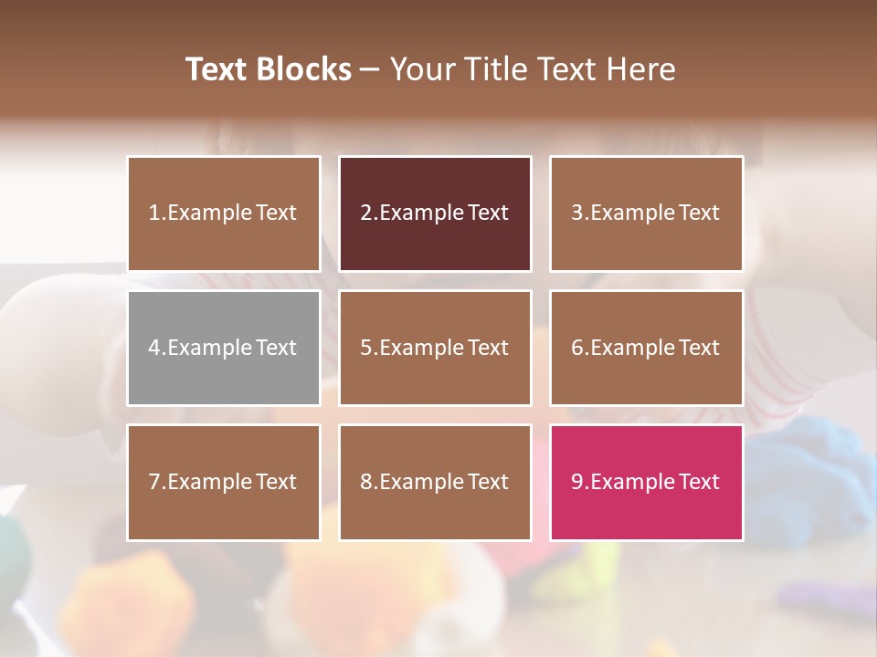 Preschooler Putty Clay PowerPoint Template