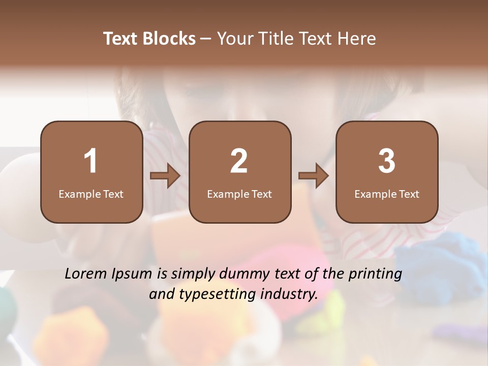 Preschooler Putty Clay PowerPoint Template