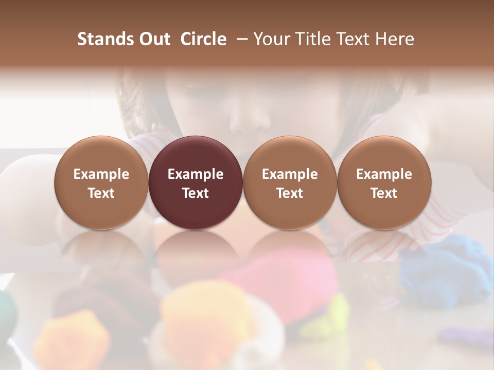 Preschooler Putty Clay PowerPoint Template