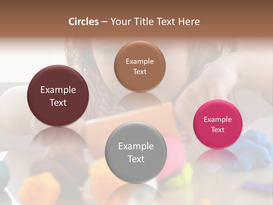 Preschooler Putty Clay PowerPoint Template