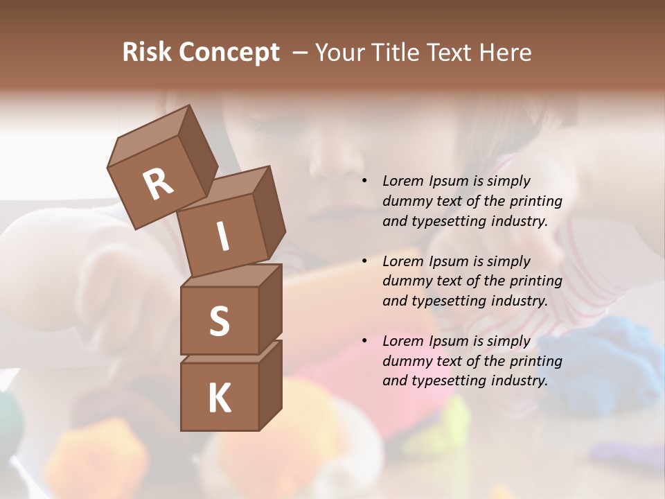 Preschooler Putty Clay PowerPoint Template