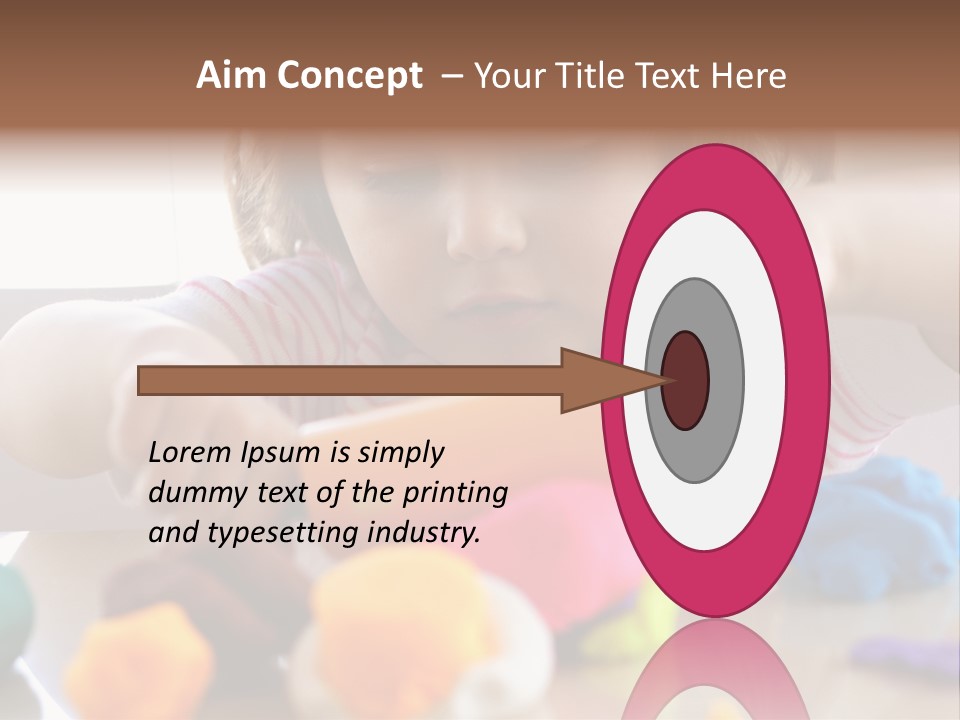 Preschooler Putty Clay PowerPoint Template