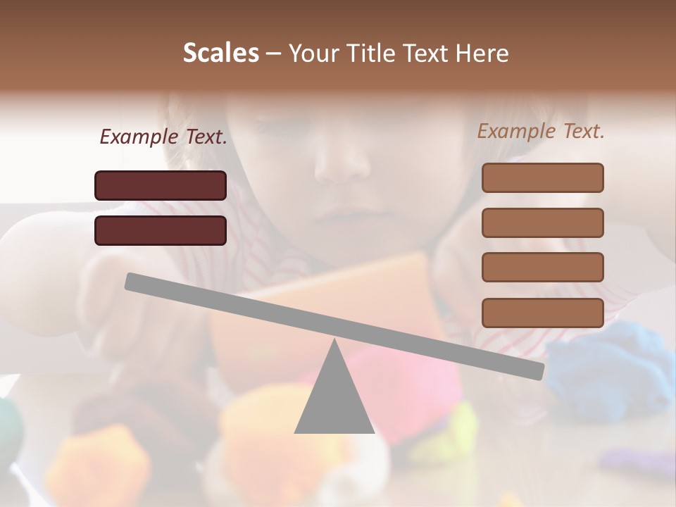 Preschooler Putty Clay PowerPoint Template