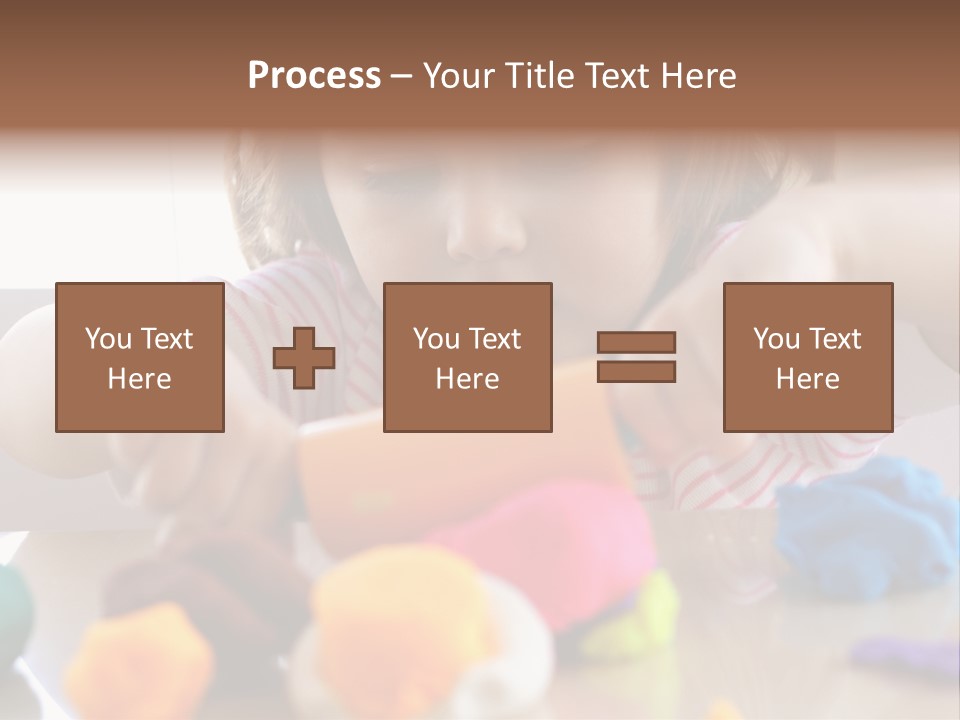 Preschooler Putty Clay PowerPoint Template