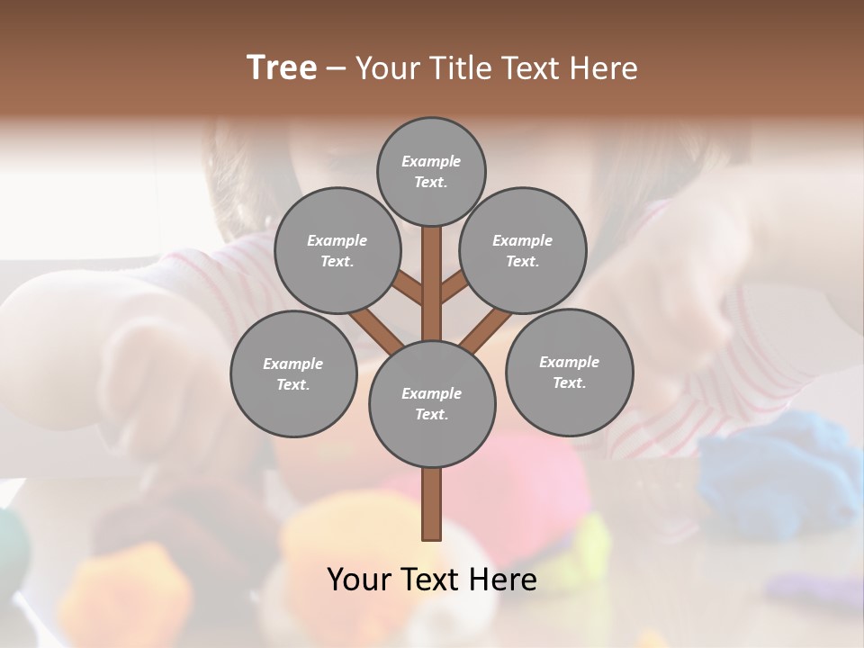 Preschooler Putty Clay PowerPoint Template