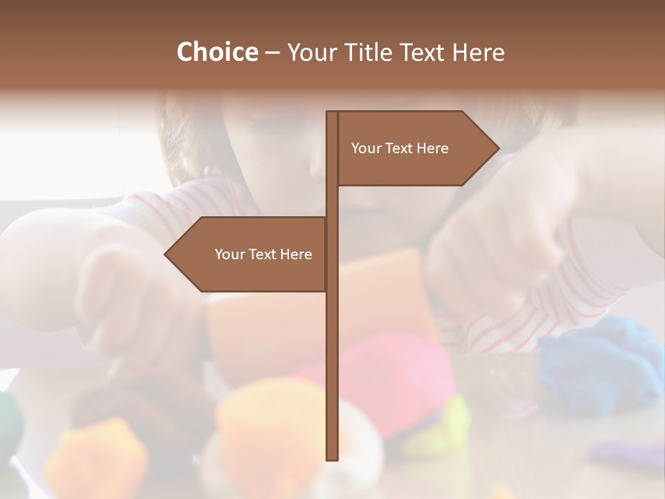 Preschooler Putty Clay PowerPoint Template