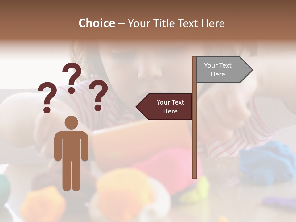 Preschooler Putty Clay PowerPoint Template