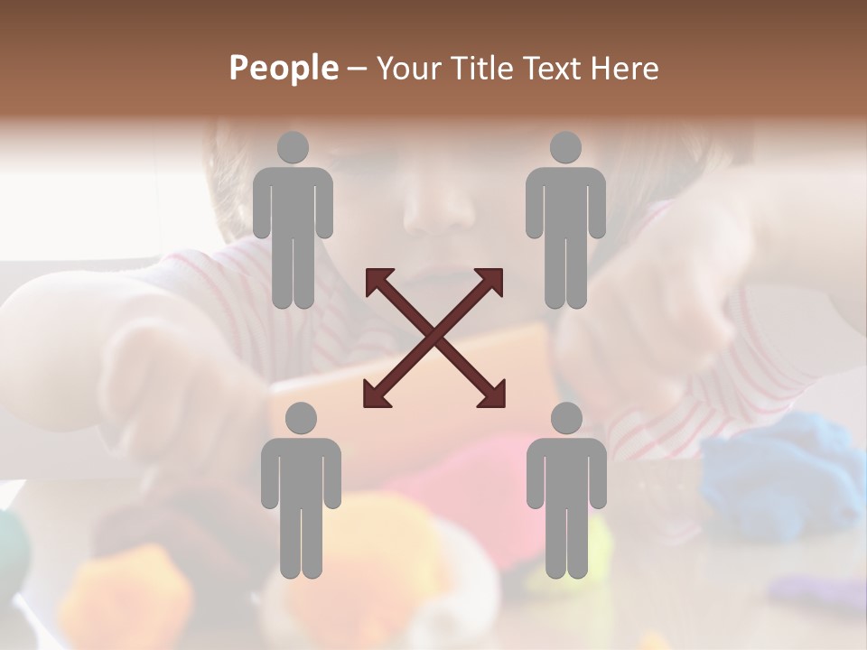 Preschooler Putty Clay PowerPoint Template