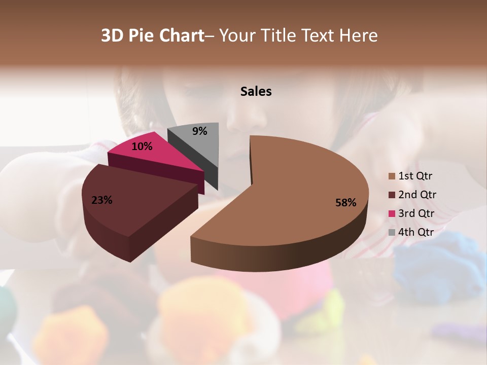 Preschooler Putty Clay PowerPoint Template