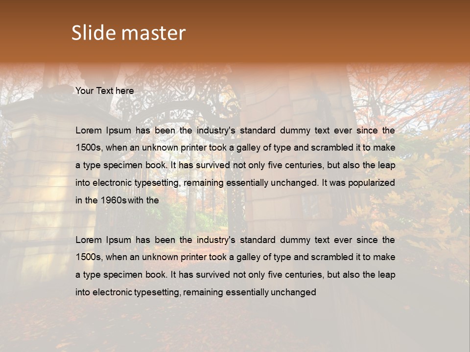 King Park Crown PowerPoint Template