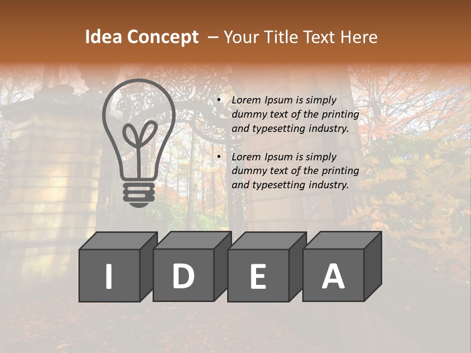 King Park Crown PowerPoint Template