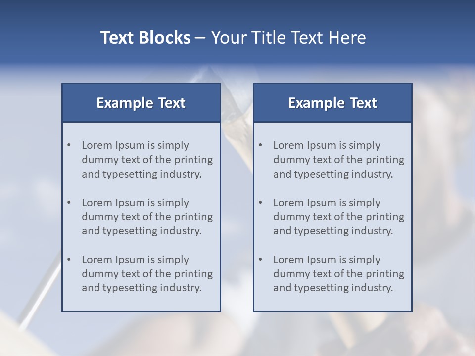 French Luxury Water PowerPoint Template