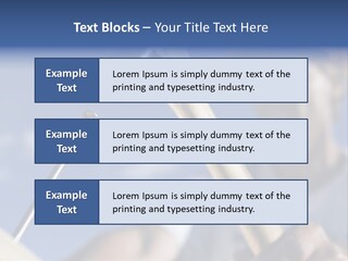 French Luxury Water PowerPoint Template