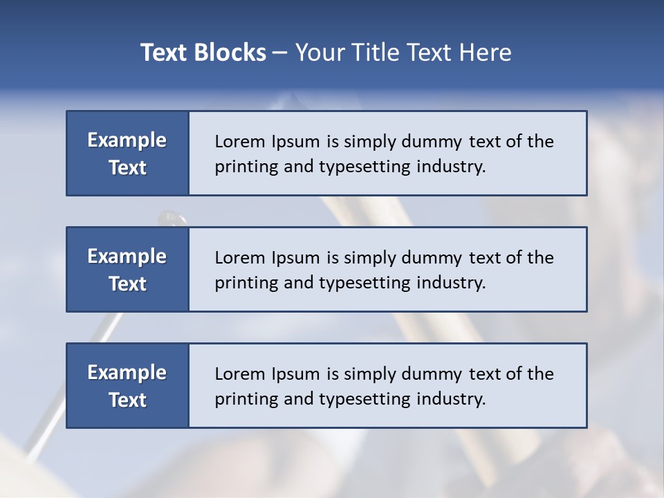 French Luxury Water PowerPoint Template