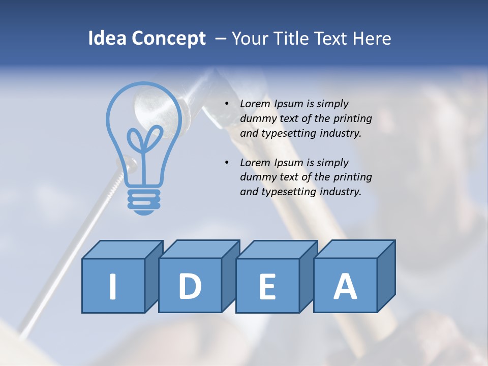 French Luxury Water PowerPoint Template