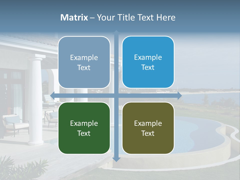 French Luxury Water PowerPoint Template