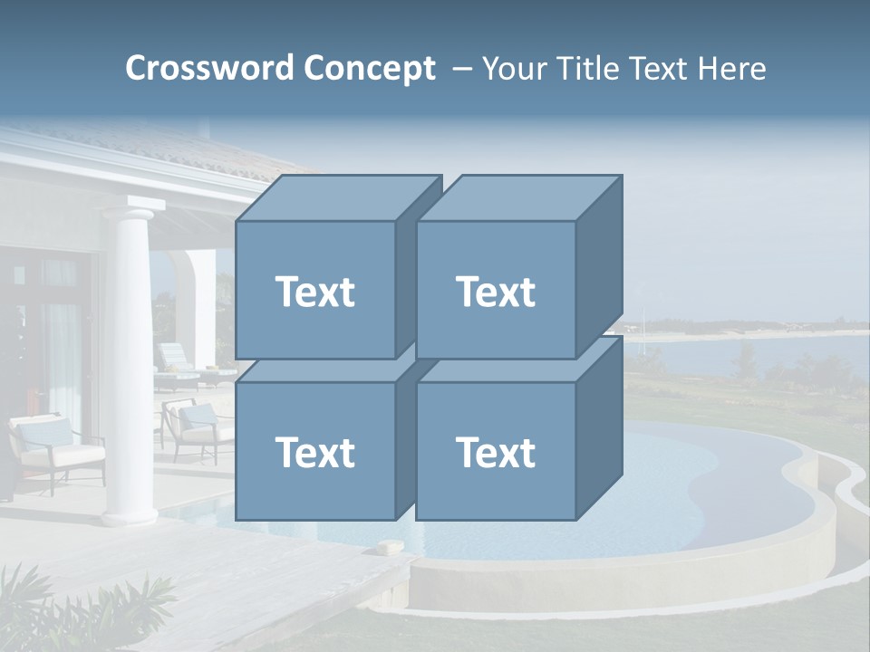French Luxury Water PowerPoint Template