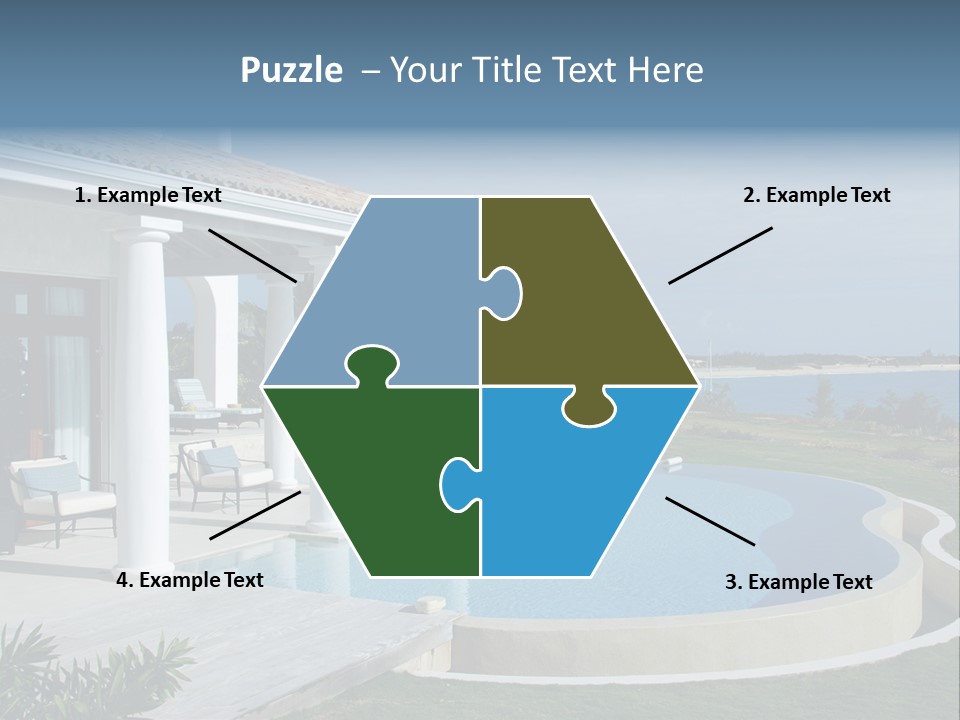 French Luxury Water PowerPoint Template