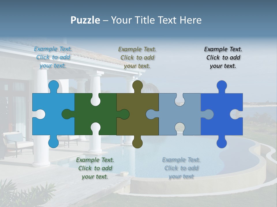 French Luxury Water PowerPoint Template