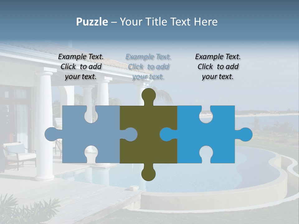 French Luxury Water PowerPoint Template