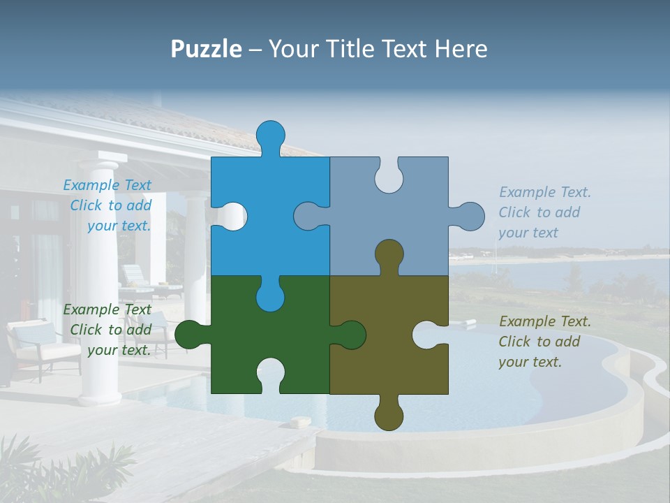 French Luxury Water PowerPoint Template