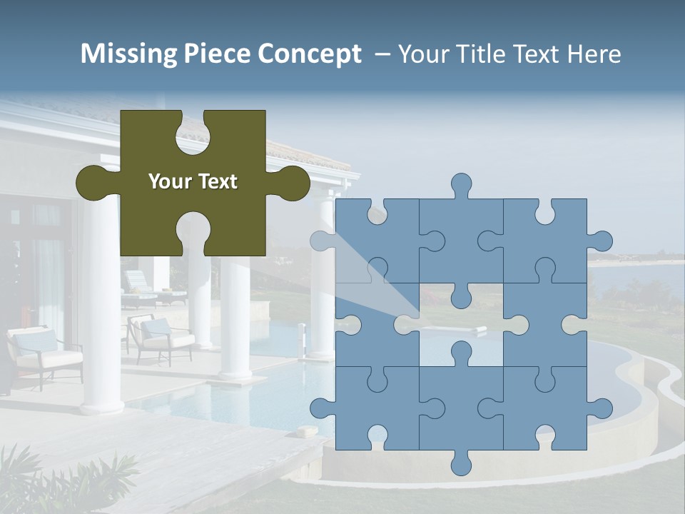 French Luxury Water PowerPoint Template