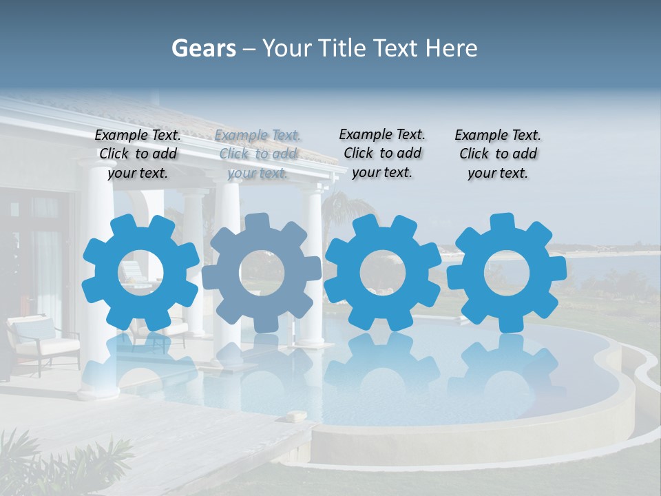 French Luxury Water PowerPoint Template