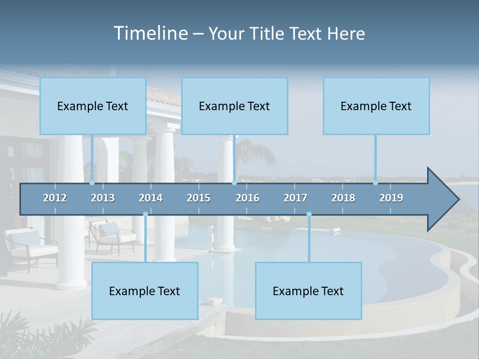 French Luxury Water PowerPoint Template