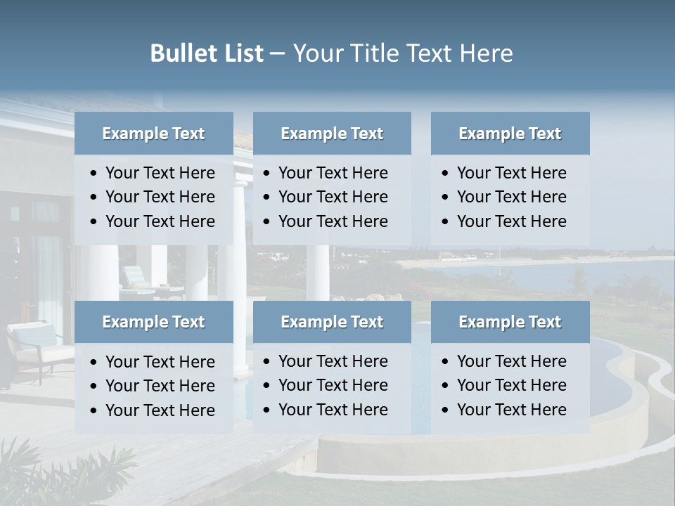 French Luxury Water PowerPoint Template