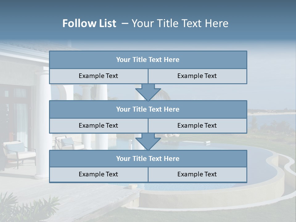 French Luxury Water PowerPoint Template