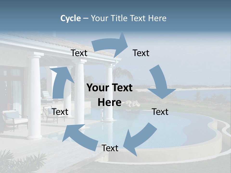 French Luxury Water PowerPoint Template