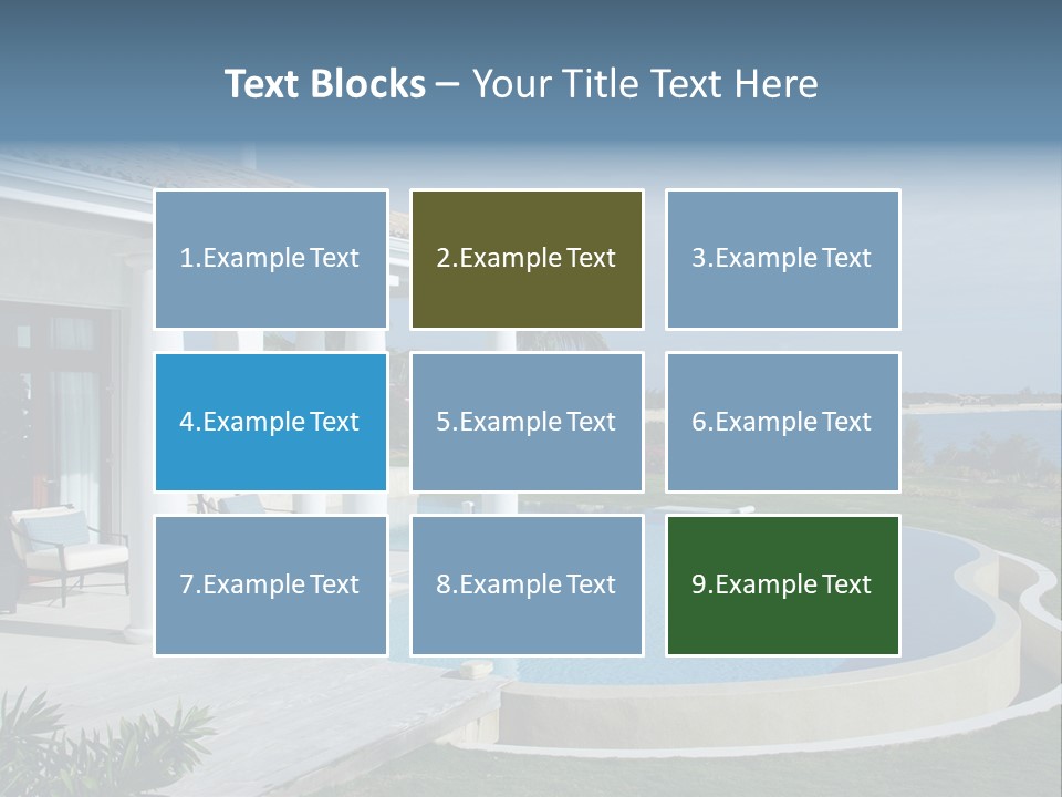 French Luxury Water PowerPoint Template