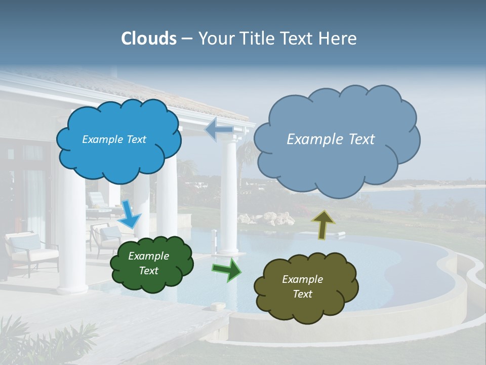 French Luxury Water PowerPoint Template