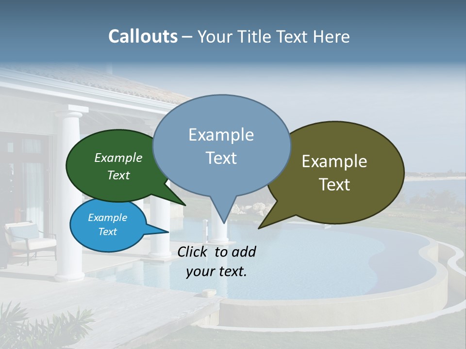 French Luxury Water PowerPoint Template