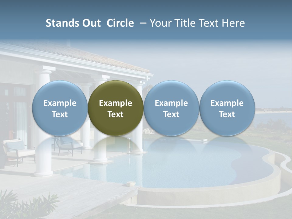 French Luxury Water PowerPoint Template