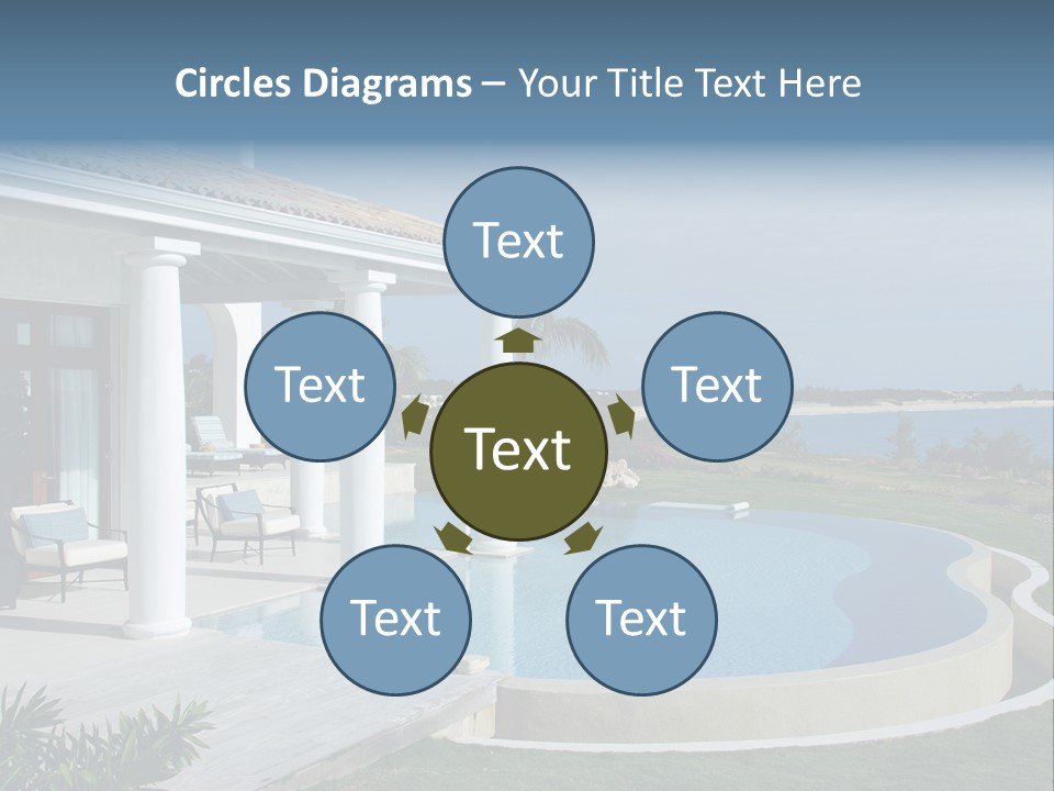 French Luxury Water PowerPoint Template