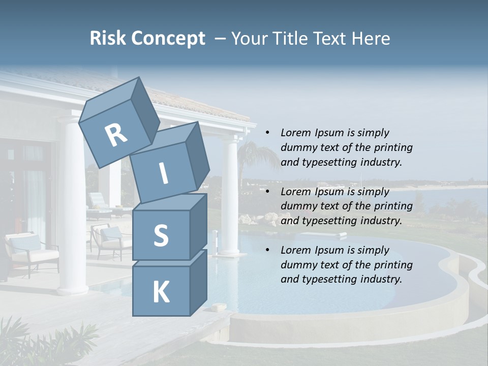 French Luxury Water PowerPoint Template