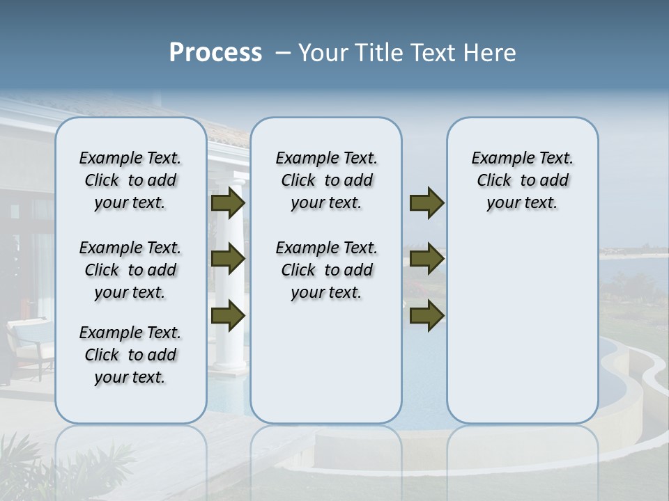 French Luxury Water PowerPoint Template