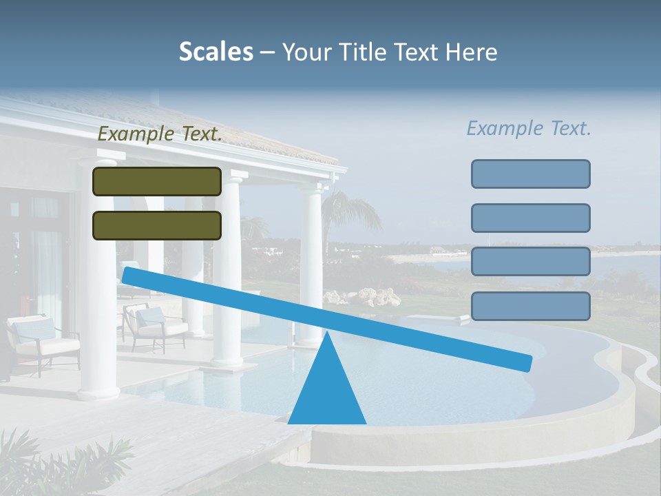 French Luxury Water PowerPoint Template
