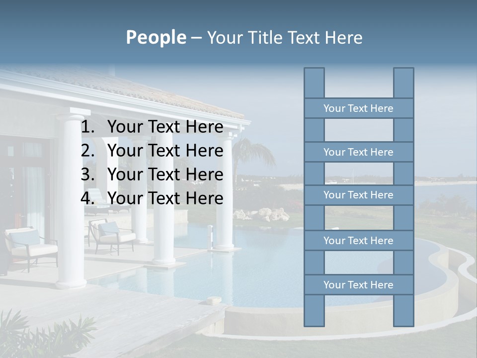 French Luxury Water PowerPoint Template