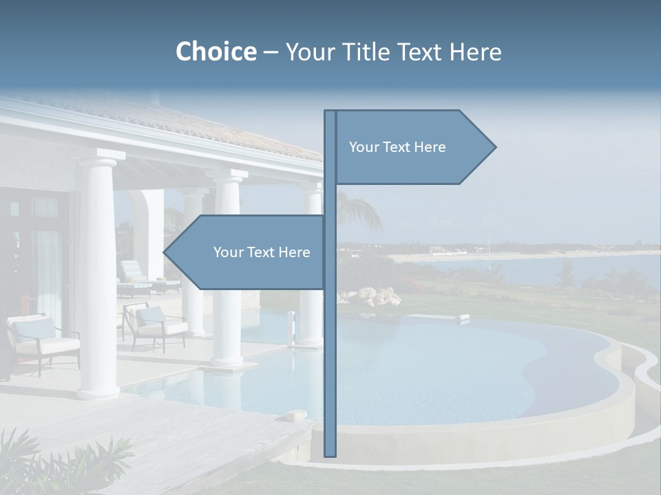 French Luxury Water PowerPoint Template