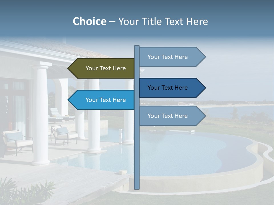 French Luxury Water PowerPoint Template