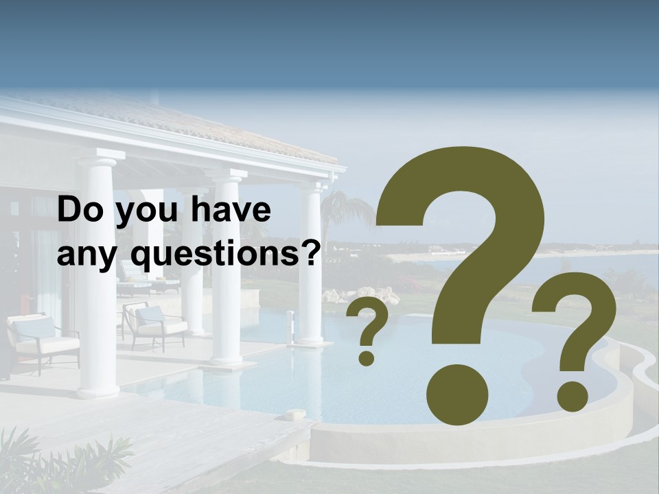 French Luxury Water PowerPoint Template