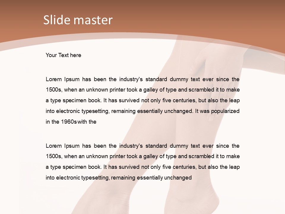 Back Scrub Good PowerPoint Template