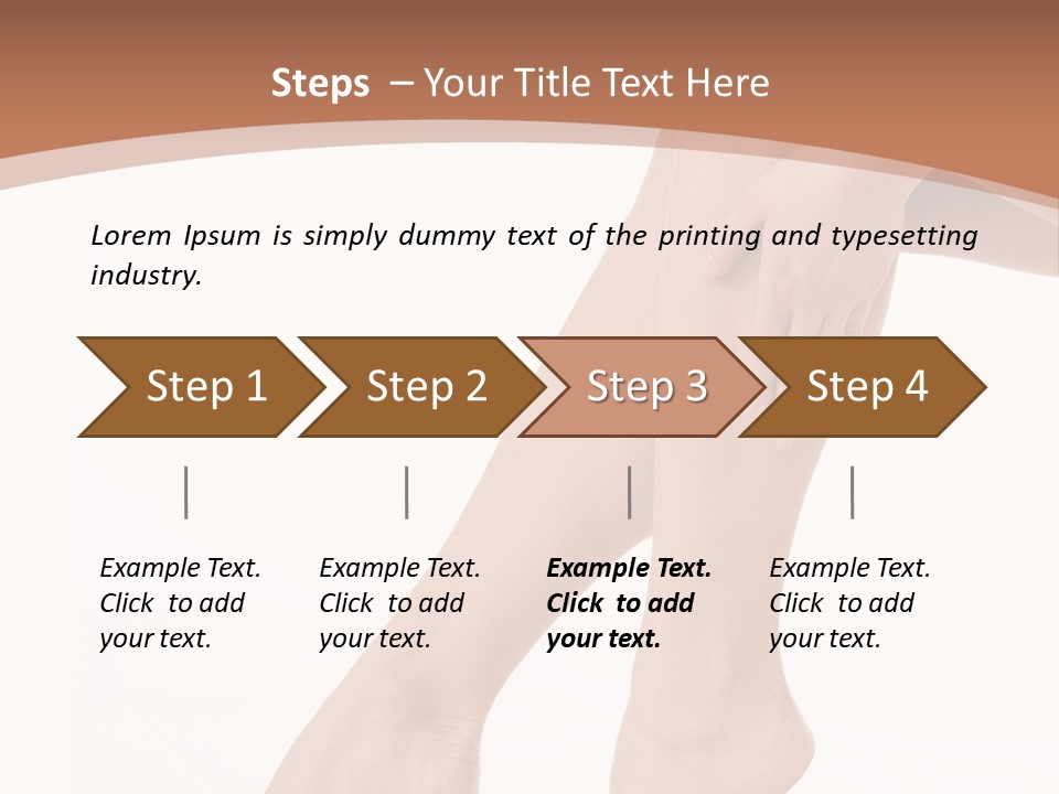 Back Scrub Good PowerPoint Template